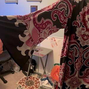 Purple paisley dress